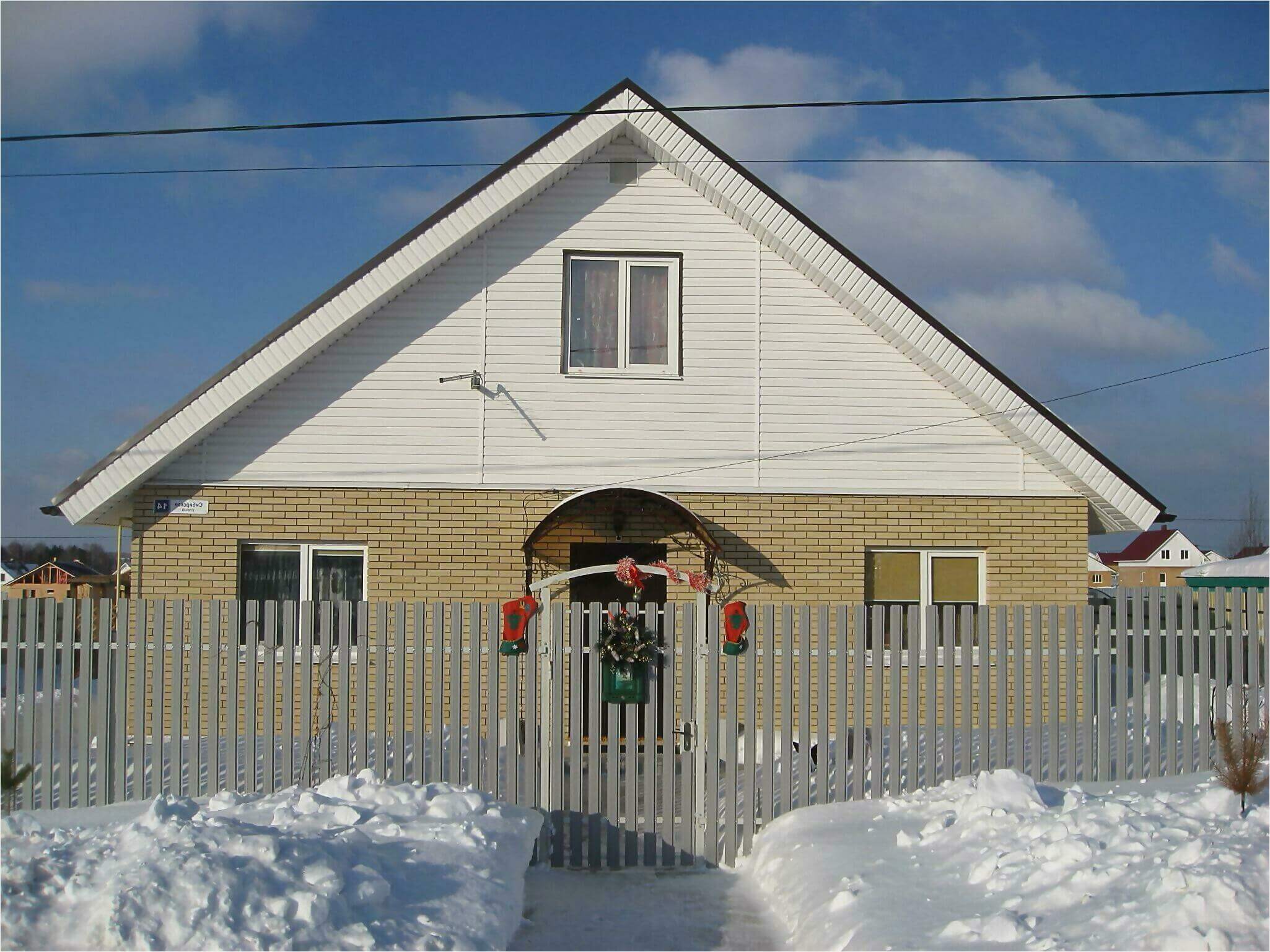 забор из штакетника 55м фото3 в Москве