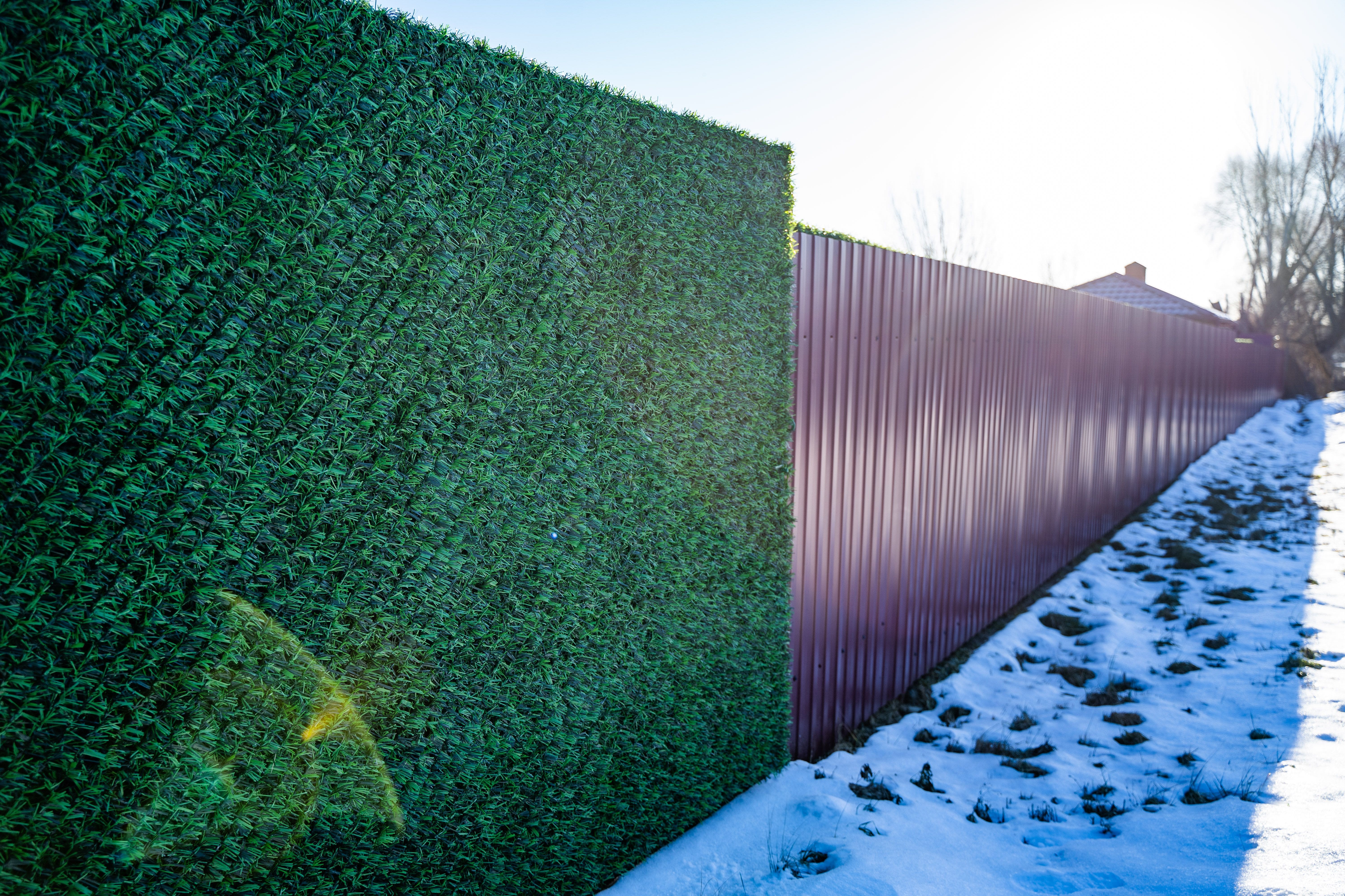 Вечнозеленый забор Grass Fence рулон 2м фото 11 в Москве
